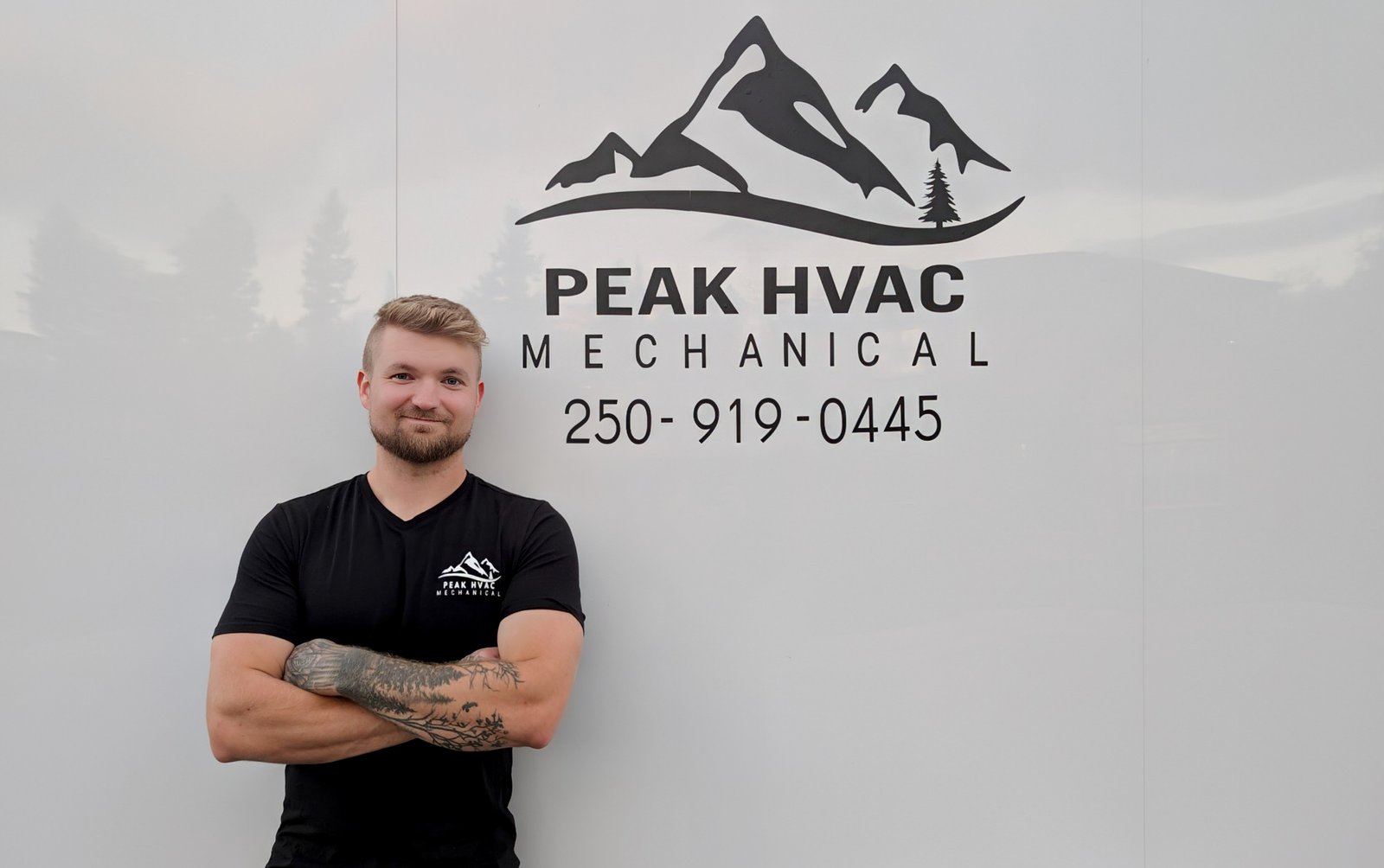 Peak HVAC Owner truck